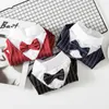 Dog Gentleman trouwpak kleding formeel shirt huisdier outfit Halloween kerstkostuum voor kleine honden bowtie tuxedo