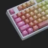 Klawiatury 104PCS PBT Podświetlenie Dopasowywanie kolorów Keycaps Wymiana klawiatury mechanicznej dla klawiatury Cherry/Kailh/Gateron/Outemu