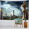 Angel Devil Tapeçaria Parede do inferno pendurado Witchcraft Wall Tapestry Hippie Wall Carpets Decor Psicodelic Halloween tapeçaria