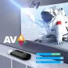 Box X98 S500 Smart TV Box Amlogic S905Y4 Android 11.0 Установите Top Box 4GB 32GB 2.4G 5G Dual WiFi AV1 HDR10+ Media Player
