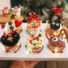 LBSISI Life 50pcs Christmas Cupcake Paper Muffin Cup-Iproof for Pastry Cake Kit New Year Spring Festival Favors Decora