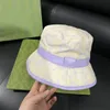 2024 New Style Bucket Hat Hat Designers de moda Esportes de verão Chapéu de balde de renda unissex Carta completa Chapéus pescadores de pescadores e femininos Luxuris