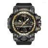 Наручительные часы 2024 Sanda 3133 G Стиль мужские часы 50 м. Водонепроницаемые спортивные военные часы для мужских цифровых наручных часов.