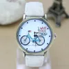 Orologi da polso in bicicletta in bicicletta da donna guardano jean tessuto in pelle vestito da donna da donna casual orologio relogio femminino