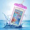 Universelles Mobiltelefon transparenter wasserdichte Bag Dreischicht versiegelte Drifting Strandfischen unter Wasser 6 Zoll Schwimmbeutel 240409