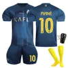 Koszulki piłkarskie 24 al-Nassr FC Away Football Shirt Saudi League Field C luo nr 7 set mane 10 Zestaw drużyny