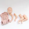 Mini kit de muñecas renacido de 12 pulgadas luna dulce muñeca hábil color fresco piezas de muñecas sin terminar kit de muñecas en blanco bebe suministro renacido