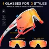 Lunes à cyclistes X-Tiger Lunettes de soleil Sports photochromiques UV400 ANTI LUCKES LÉGERS LÉGERS LEGLES FEMMES MENS MENS