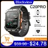 Saatler BlackView C20PRO 1.83 inç Bt ARAK SAAT ERKEKLER IP68 Su Geçirmez Spor Fitness Tracker Kalp Hızı Kan Basıncı Akıllı