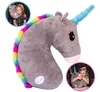 Kawaii Unicornio Plush Juguete Almohada para el hombro Soft Almohada Soft Animal Horse Toy Childrengirl Regalo de cumpleaños Almohada de unicornio