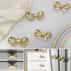 Golden Brass Bowknot Gatles