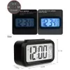 LED LED LED Digital Clock Digital Backlight Snooze Mudo calendário Desktop Electronic Bcaklight Table Relógio Relógio de Desktop