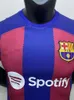 Soccer Trikots Männer 2324 Barcelona Home Jersey Fan Edition Druckbare Fußball