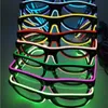 Louilles de fête rave rave LED LEXSIONS LED FLIGNAGES LECTURS ÉMISTANCE FORME DE BRIGHT Festival Gafas LED Party Dance DJ Rave Decoration Toy 240410