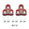 Wellgo RC7 Road Pedal Cleats 6 ° Pièces de réparation Pièces d'auto-verrouillage des crampons antidérapants 82G