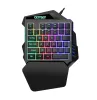 Combos OneHanded 35 Keys PS4 PS5 XBOX SWITCH Gaming Keyboard One Hand Backlit Mobile Phone Ergonomic Keyboard and Mouse Kit Set