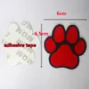 Personnage 3D Metal Design Car Autocollant PAWS PAWS CHIEN BORS CHAFF POOD INGRAPE DE DÉCALAGE DU CURCE DE TRACHE