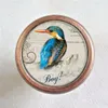 Handgefertigte Vintage -Knöpfe für Schränke und Schubladen Antique Bronze Möbelgriff Hardware Vogel Design Retro -Kleiderschrank zieht Pulls