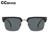 Sunglasses 56951 Brand Design Rivet Sun Glasses Men Classic Driver Square Sunshade Mirror Riding Oculos Uv400