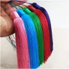 12 cm siden Tassel Polyester hängande ring Silkrep Tasslar fransar TRIM SYTITER FÖR HJÄRRA GORDIN PENDANT smycken Tassel