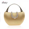 Abendtaschen 2024 Vintage Bag Diamant Pailletten Kupplung Handbraut Gold Hochzeitsbetrieb weibliche Handtasche WY214