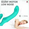 Altri oggetti di bellezza della salute 10 velocità Strapon senza spalline Strapon Anal Prostate Massager Dildor Vibrator Femmina doppia vibrazione G Spot giocattoli per adulti per le donne Abbinamento L410