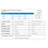 K6 KF25 KF40 KF50衛生真空エルボYshapedマニュアルフラッパー角度SUS 304ステインリースチールホンブリュー240402