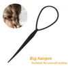 4pcs Ponytail Hair Styling Tools Plastic Needle Pony Pony Topsy Loop Hair Bun Maker Braids Accessoires de beauté