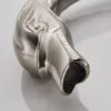 Poiqihy Swan Floor Mount Bathtub kraan Clawfoot Freeesting Badkamer Kraan Zwart Chrome Bad Douchemixer Tap Badkamerkraan