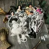 7pcs/lot Vintage Fairy Elf Ladies Craft Paper Journal Ephemera Butterfly Wings Lady Diy Abum di Scrapbooking Materialing Paper