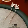 Butterfly Tassel z cyrkonem Styl Instagram Modna i elegancka wysokiej jakości klim