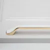 Nordic Light Luxury Design Gold White Cabinet Door Handles Cupboard Wardrobe Wine Cabinet Knobs Furniture Drawer Pulls