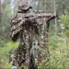 Scharfschützenjagd Kleidung 3D Camouflage Airsoft Ghillie Suits Männer Militärische taktische Schießerei Kriegsspiele Vogelbeobachter Jacke Hosen