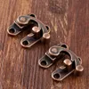 2pcs 29*33 mm Silber/rote Kupferbox Latch HaSps Lock Catch Latches Schmuck Holzkasten Koffer Schnalle Clip Fehlstärke