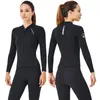 Women's Swimwear Men Women 2mm Neoprene Diving Wetsuit Split Top Pants Adult Surfing Thin Eoprene Suit Thermal Swimsuit