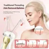 Mini Electric Hair Remover Hair Removal Defäderare Kvinnor Beauty Epilator Body Arm Cotton Thread Depilator LCD Display 240409