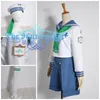 Cosplay club di nuoto Iwatobi gratuito cosplay hauka nanase cosplay bianco marinaio uniforme costume cosplay+ cappello+ calzini 11