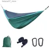 Hammocks 2Person Outdoor Camping Wiselant 2.8x1,4m/9.2x4,6 stóp lekkie zawieszone komary netto wiszą