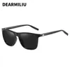 Solglasögon DearMiliu varumärke unisex retro aluminium tr90 män polariserade lins vintage glasögon tillbehör solglasögon för män/kvinnor