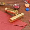 Fire Painting Sealing Wax Stamp Cylinder Brass Metal Envelope Personal Documents Wedding Handmade Hobby DIY Tools