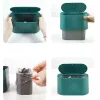 Mini Trash Can Small Waste Bin Desktop Garbage Basket Home Dekeltafel Trash Can kantoorbenodigdheden Dustbins Zonkranken vat doos