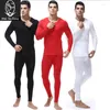 Herren thermische Unterwäsche Ankunft rund Hals Winter Modal Super großer männlicher doppelter Schicht Set Soft Comfort Plus Size XL-7XL TF8M001