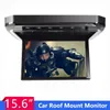 Monitor de montagem no telhado do carro 15,6 polegadas TV portátil HD LCD Tela de teto de automóvel Display 1080p Players de filmes Audio Out Hdmi