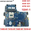 Moderkort 734085601 734726001 734087001 756188601 för HP Probook 440 G1 450 G1 470 G1 Laptop Motherboard 122411 48.4YW03.011 100%Test