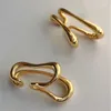 Backs Earrings 1Pcs Punk Metal Double Layer Ear Cuff Clip For Women No Pierced Geometric Earcuff Wrap Clips Jewelry Gifts E038