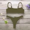 Swimwear pour femmes Solid Bikini SETT