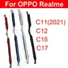 Oppo Realme C11 2021 C12 C15 C17の電力ボリュームサイドボタンオフパワーボリュームダウンサイドキー交換部品