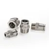 1st/Lot M5 1/8 "1/4" 3/8 "1/2" BSPT Male Pneumatic Nickel Plated Brass Push In Quick Connector Release Air Fiting VVS