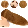 24 "60 cm 80% réel Hair-Hairdressing Training Head Hairstyle Doll Headl with épaule Traiding Curling Practice Mannequin Head