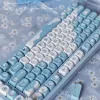 Accessoires Profil MOA 138 touches mignon cloud thème clé Cape Blue Square PBT KEYCAP